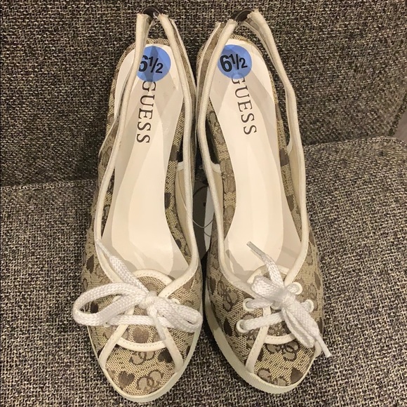 Brand new Guess platform sling back - Picture 1 of 3